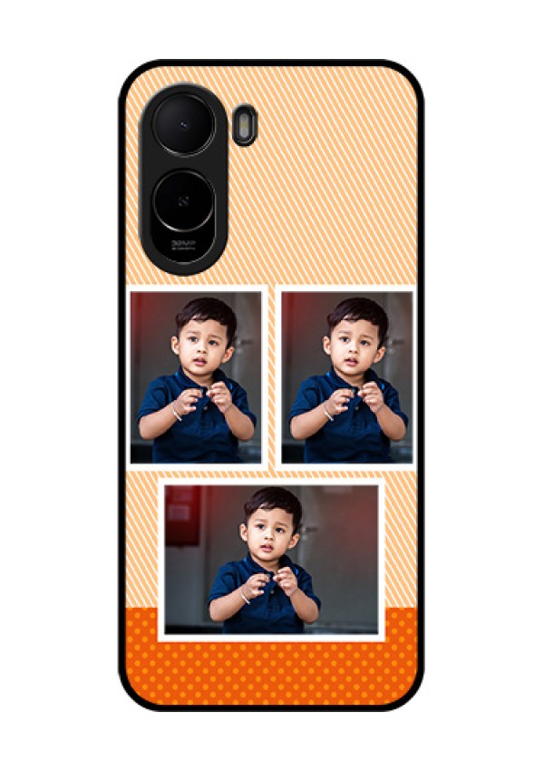 Poco C81 Custom Glass Phone Case - Bulk Photos Upload Design