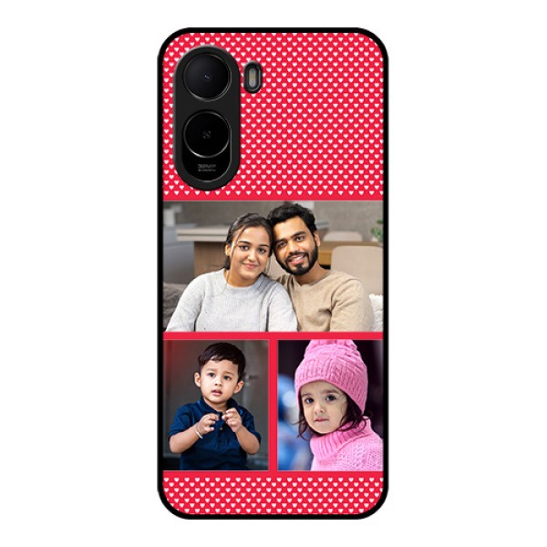 Poco C81 Custom Glass Phone Case - Bulk Photo Upload Design