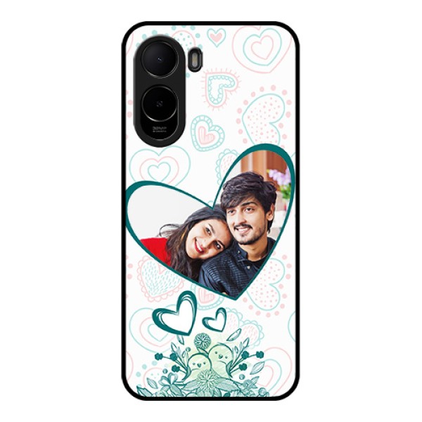 Poco C81 Custom Glass Phone Case - Premium Couple Design