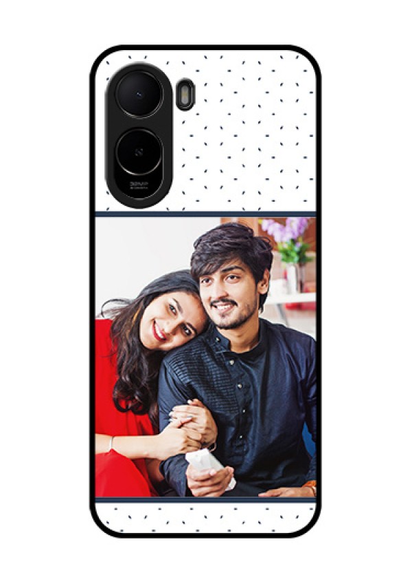 Poco C81 Custom Glass Phone Case - Premium Dot Design
