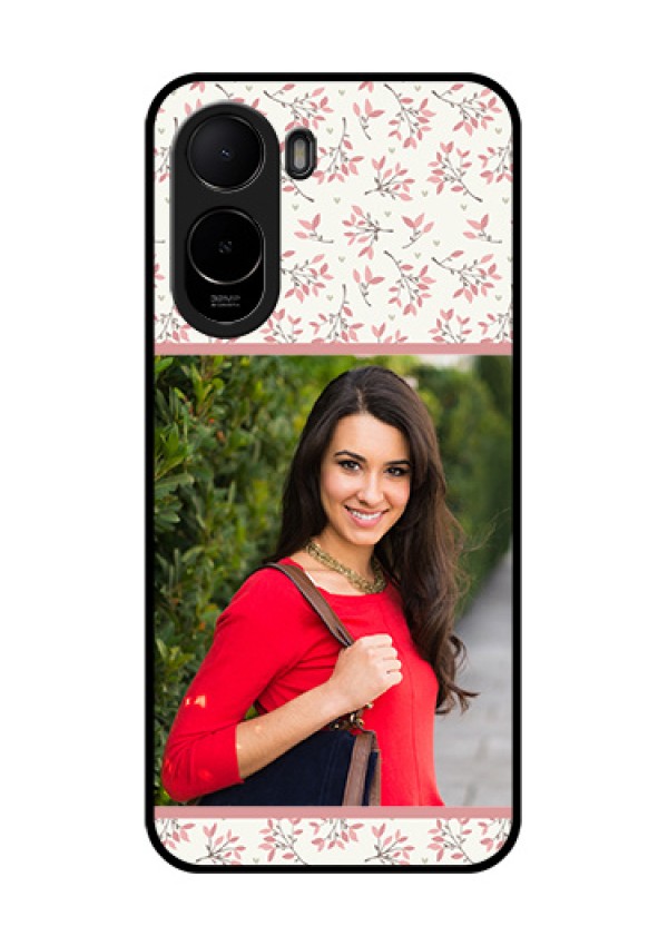 Poco C81 Custom Glass Phone Case - Stunning Floral Design