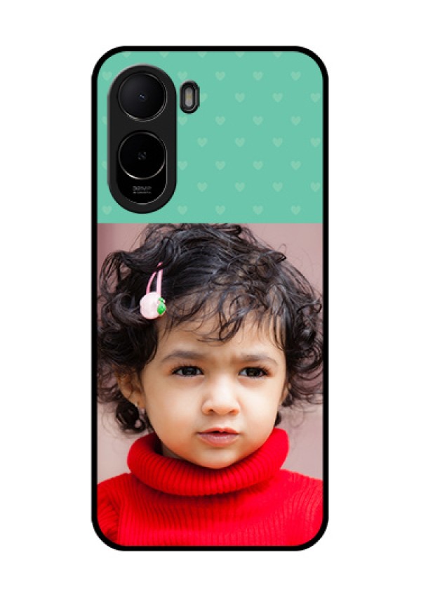 Poco C81 Custom Glass Phone Case - Lovers Picture Design