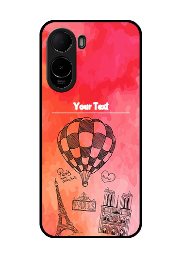 Poco C81 Custom Glass Phone Case - Paris Theme Design