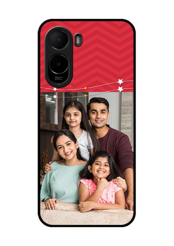 Poco C81 Custom Glass Phone Case - Happy Family Design