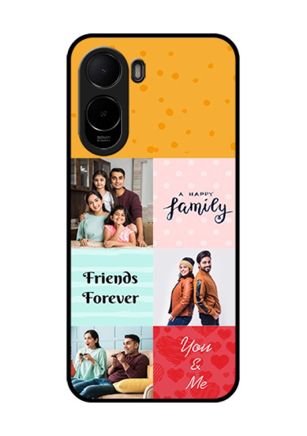 Poco C81 Custom Glass Phone Case - Images With Quotes Design