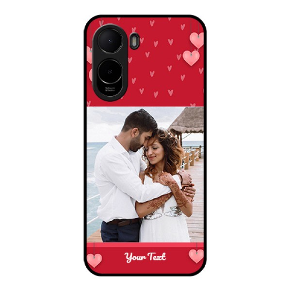 Poco C81 Custom Glass Phone Case - Valentines Day Design