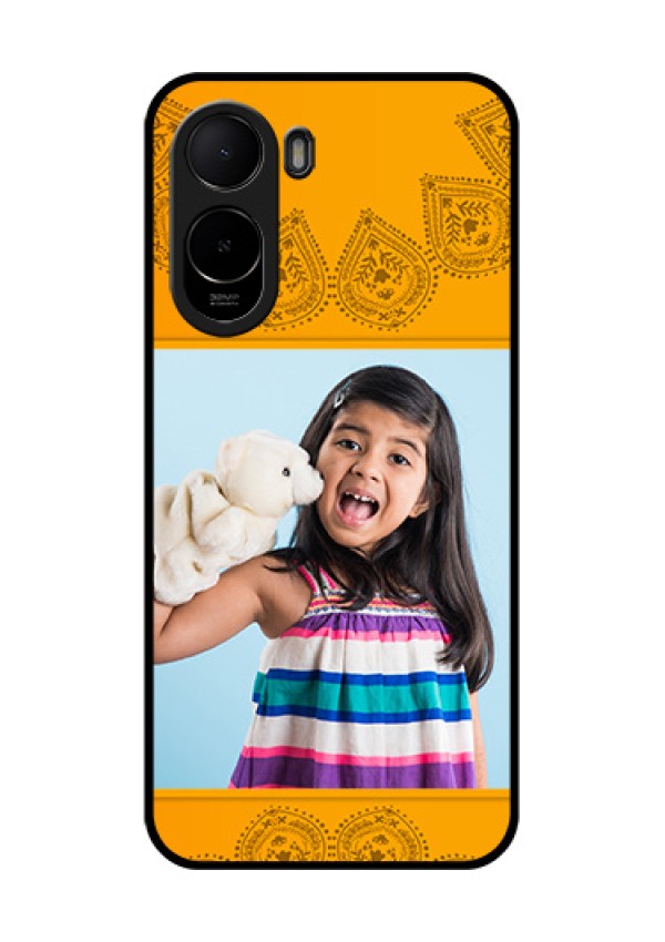Poco C81 Custom Glass Phone Case - Photo Wedding Design