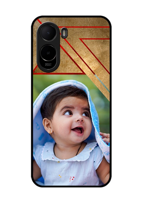 Poco C81 Custom Glass Phone Case - Gradient Abstract Texture Design