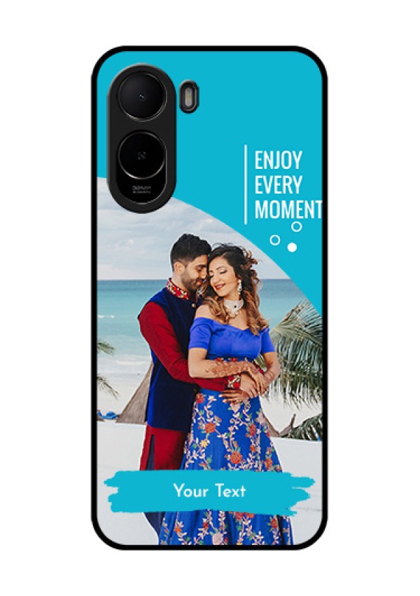 Poco C81 Custom Glass Phone Case - Happy Moment Design