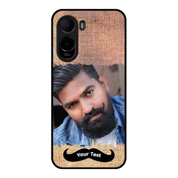 Poco C81 Custom Glass Phone Case - With Texture Design