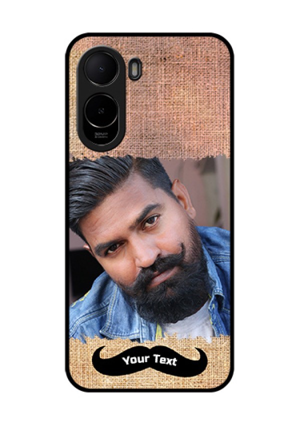 Poco C81 Custom Glass Phone Case - With Texture Design