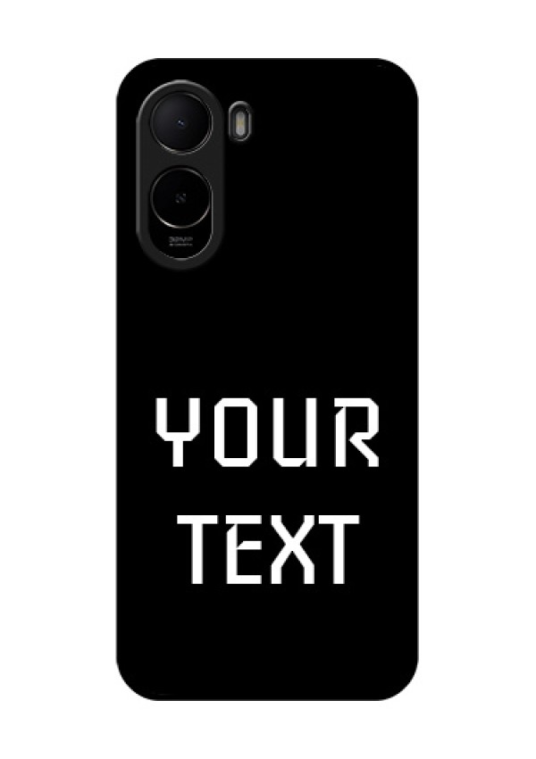 Poco C81 Custom Glass Phone Case - Your Name Design
