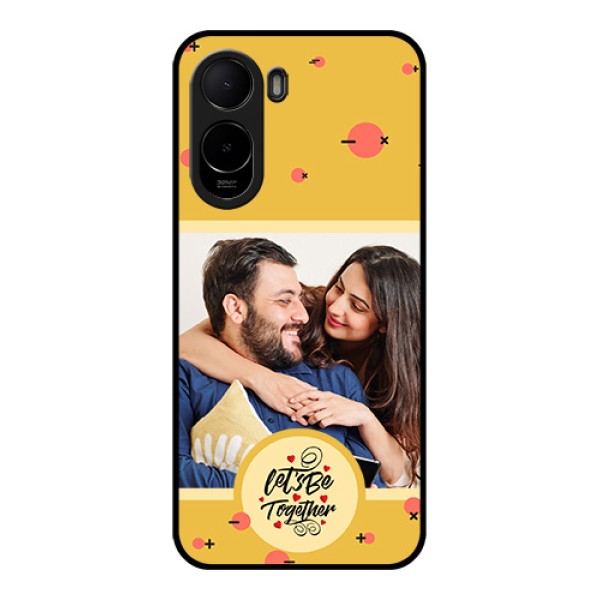 Poco C81 Custom Glass Phone Case - Lets Be Together Design