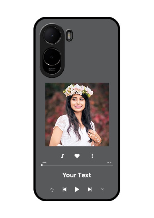 Poco C81 Custom Glass Phone Case - Play The Music Design