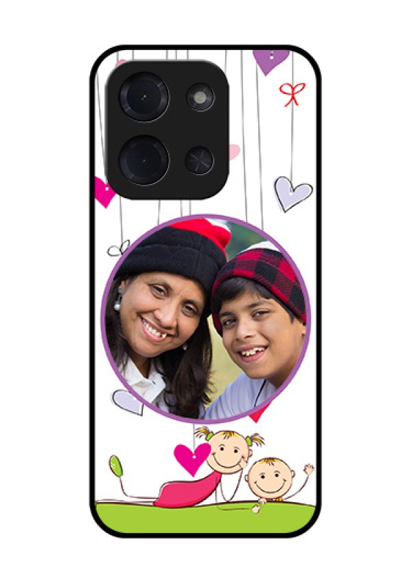 Poco C85 5G Custom Glass Phone Case - Cute Kids Phone Case Design