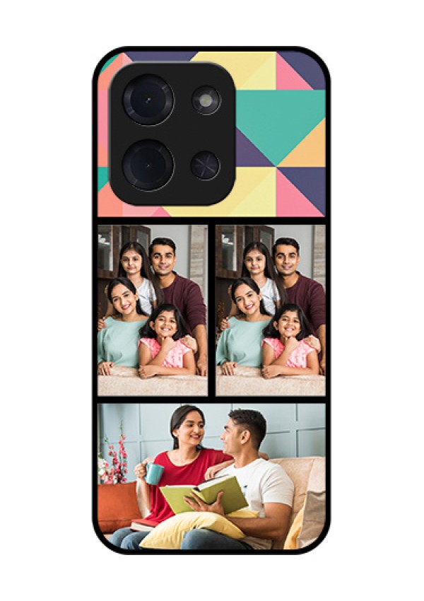 Poco C85 5G Custom Glass Phone Case - Bulk Pic Upload Design