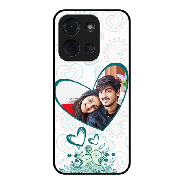 Poco C85 5G Custom Glass Phone Case - Premium Couple Design