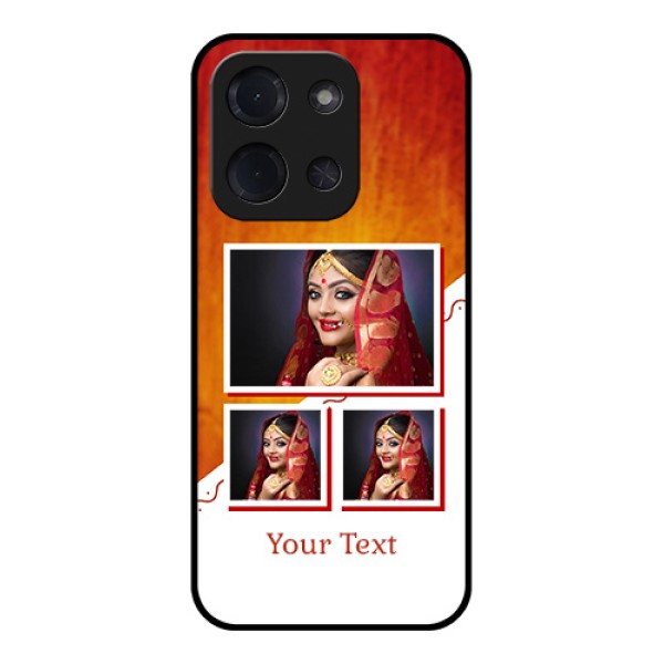 Poco C85 5G Custom Glass Phone Case - Wedding Memories Design
