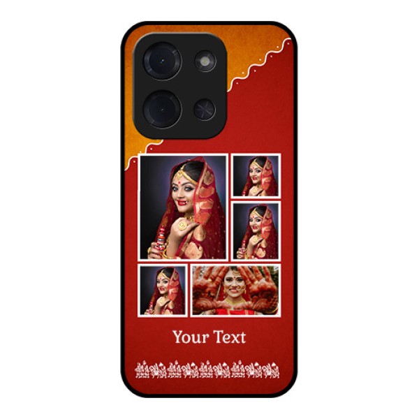 Poco C85 5G Custom Glass Phone Case - Wedding Pic Upload Design Poco C85 5G Custom Glass Phone Case - Wedding Pic Upload Design