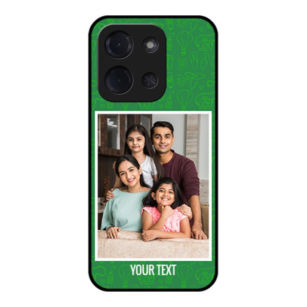Poco C85 5G Custom Glass Phone Case - Picture Upload Design