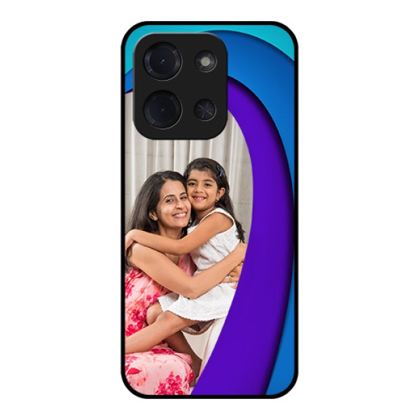 Poco C85 5G Custom Glass Phone Case - Simple Pattern Design