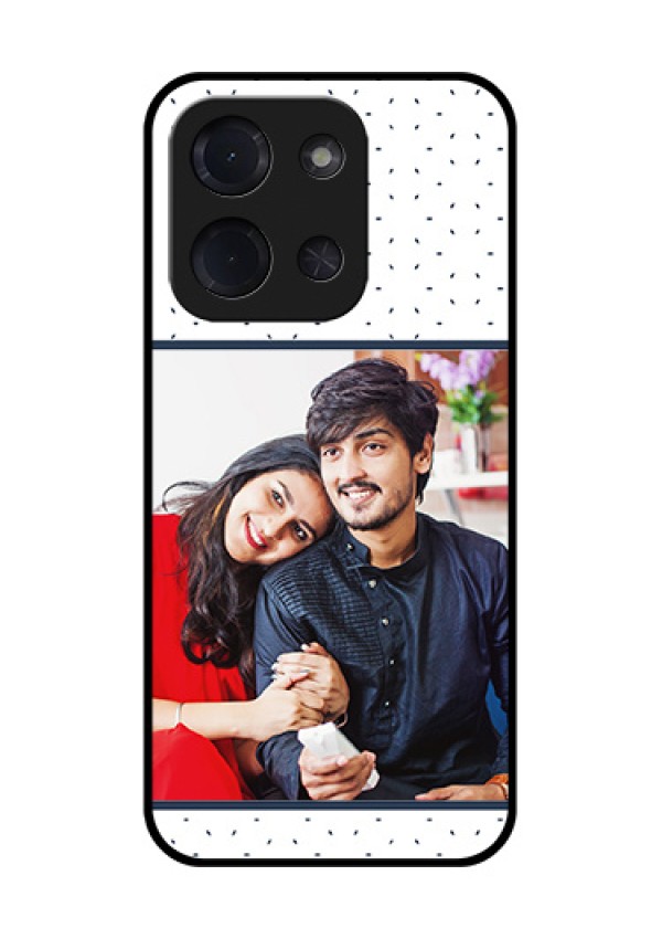 Poco C85 5G Custom Glass Phone Case - Premium Dot Design