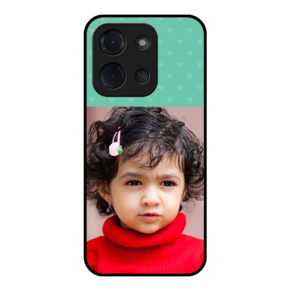 Poco C85 5G Custom Glass Phone Case - Lovers Picture Design