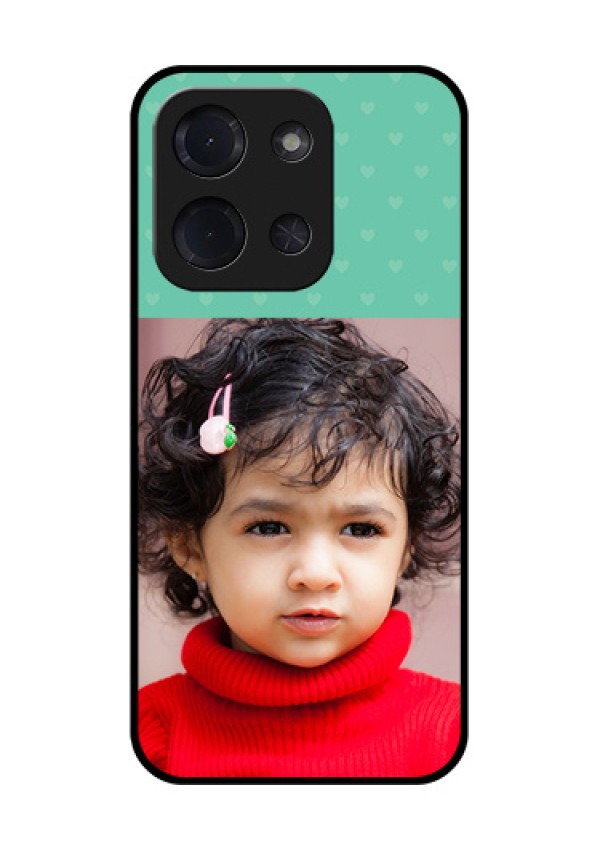 Poco C85 5G Custom Glass Phone Case - Lovers Picture Design