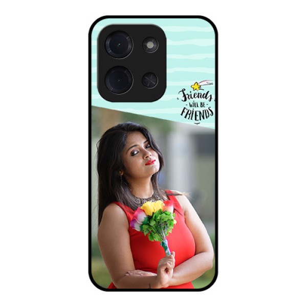 Poco C85 5G Custom Glass Phone Case - Friends Picture Icon Design