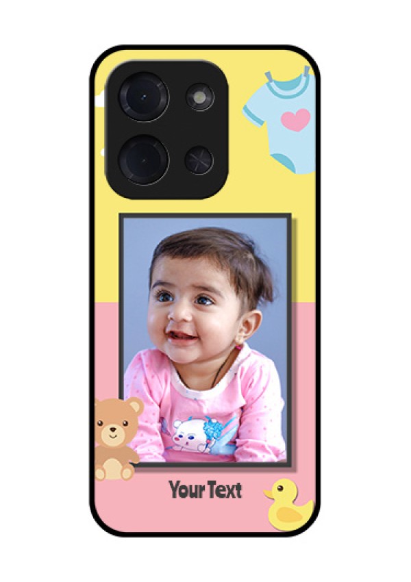 Poco C85 5G Custom Glass Phone Case - Kids 2 Color Design
