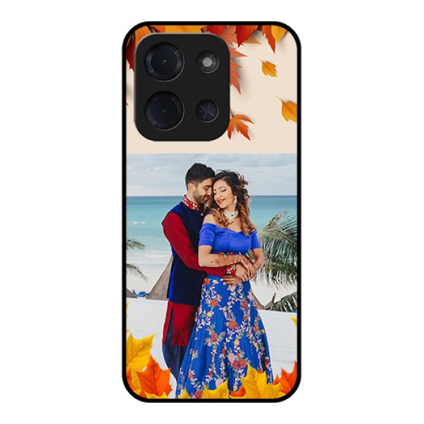 Poco C85 5G Custom Glass Phone Case - Autumn Maple Leaves Design Poco C85 5G Custom Glass Phone Case - Autumn Maple Leaves Design