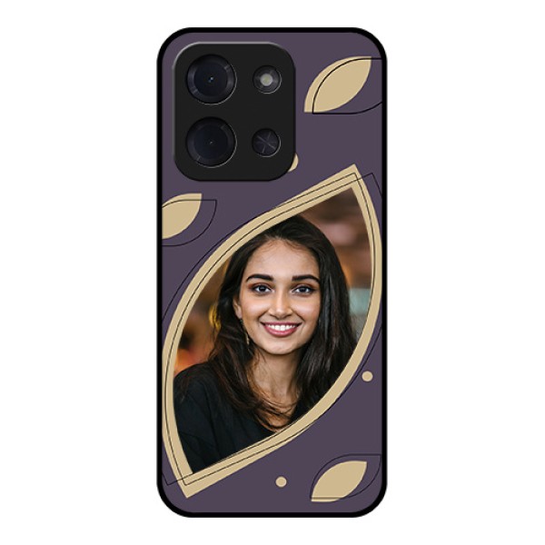 Poco C85 5G Custom Glass Phone Case - Falling Leaf Design