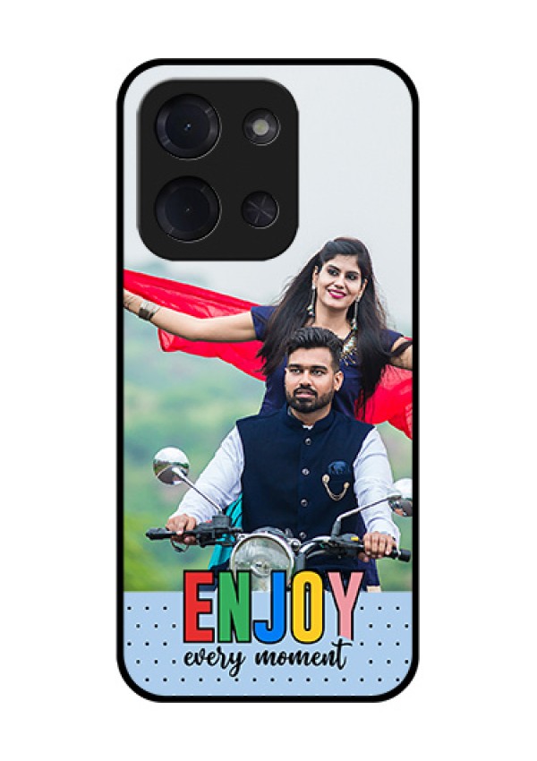 Poco C85 5G Custom Glass Phone Case - Enjoy Every Moment Design