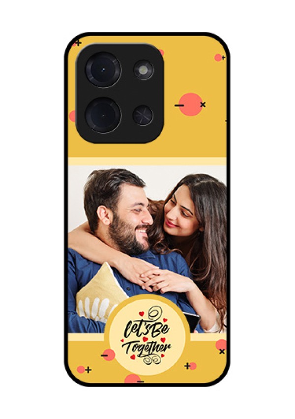 Poco C85 5G Custom Glass Phone Case - Lets Be Together Design