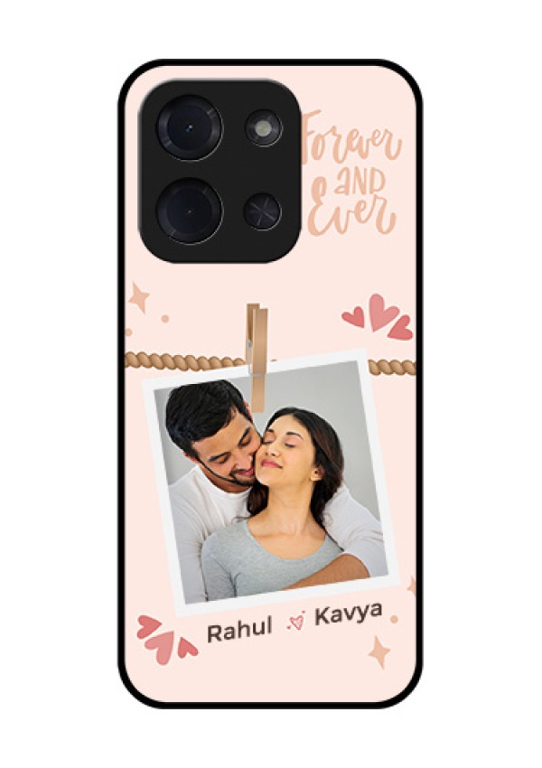 Poco C85 5G Custom Glass Phone Case - Forever And Ever Love Design