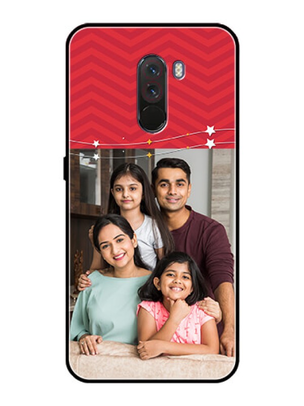 Custom Pcoco F1 Personalized Glass Phone Case  - Happy Family Design