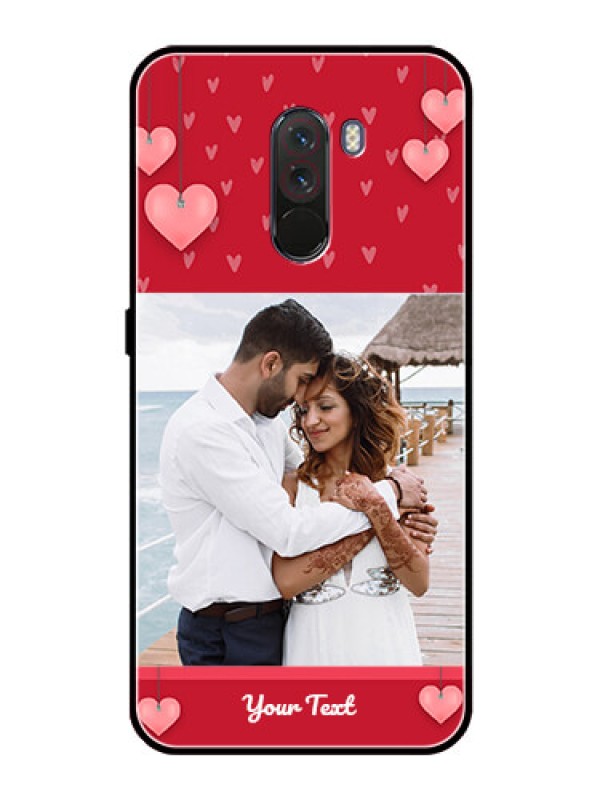 Custom Pcoco F1 Custom Glass Phone Case  - Valentines Day Design
