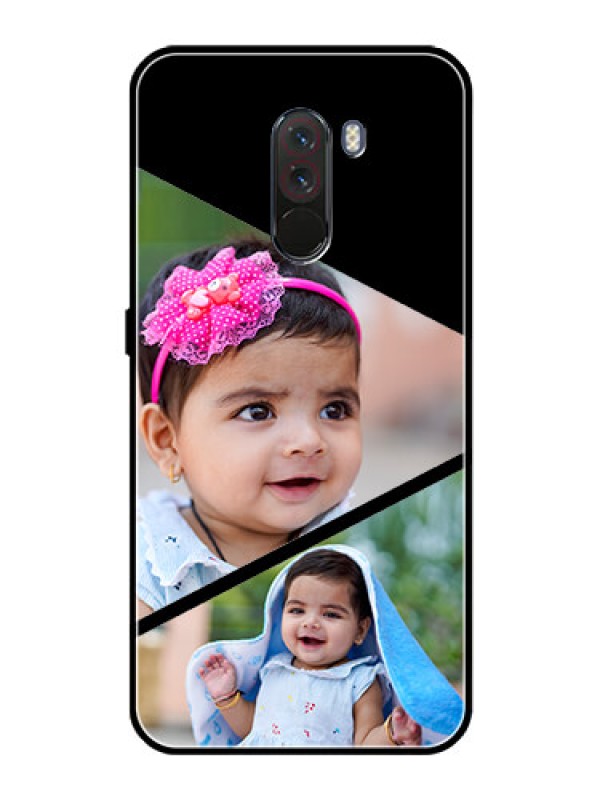 Custom Pcoco F1 Custom Glass Phone Case  - Semi Cut Design