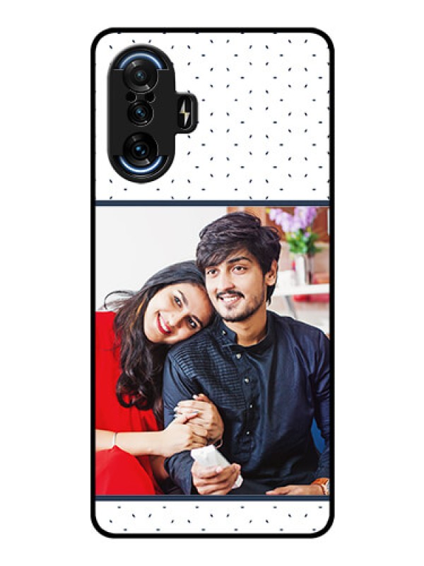 Custom Poco F3 GT Personalized Glass Phone Case - Premium Dot Design