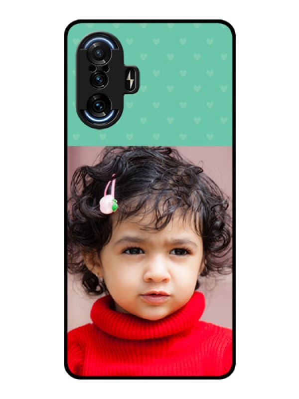 Custom Poco F3 GT Custom Glass Phone Case - Lovers Picture Design