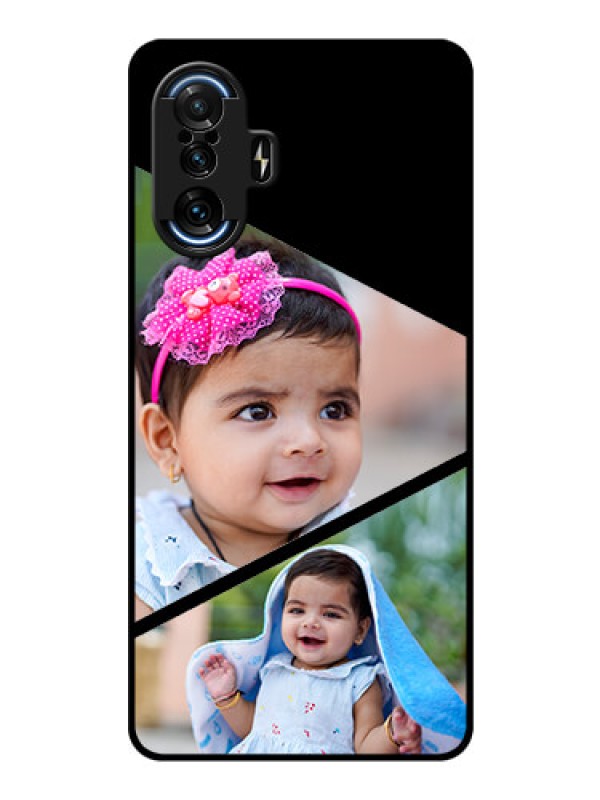 Custom Poco F3 GT Custom Glass Phone Case - Semi Cut Design