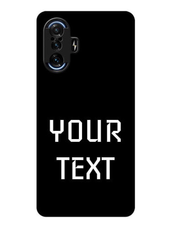 Custom Poco F3 GT Your Name on Glass Phone Case