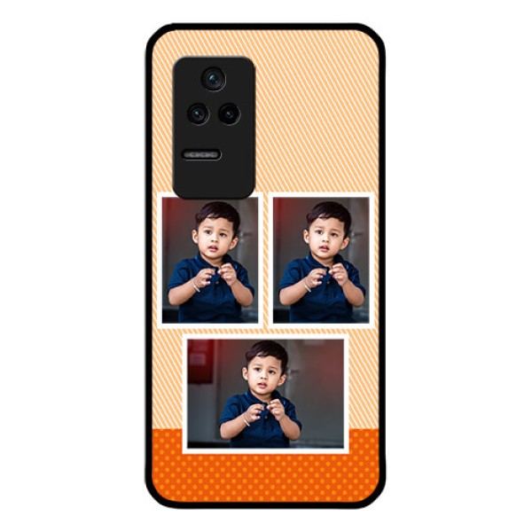 Poco F4 5G Photo Printing on Glass Case - Bulk Photos Upload Design