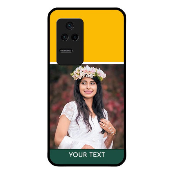 Poco F4 5G Photo Printing on Glass Case - Love You Design