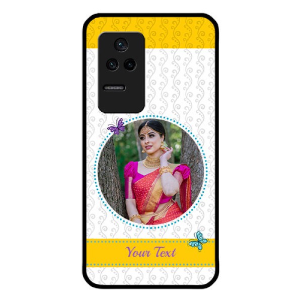 Poco F4 5G Custom Glass Mobile Case - Girls Premium Case Design
