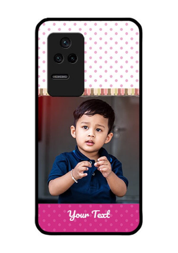 Poco F4 5G Photo Printing on Glass Case - Cute Girls Cover Design