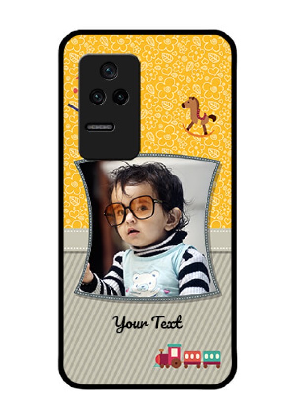 Poco F4 5G Personalized Glass Phone Case - Baby Picture Upload Design