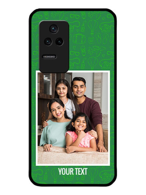 Custom Poco F4 5G Personalized Glass Phone Case - Picture Upload Design