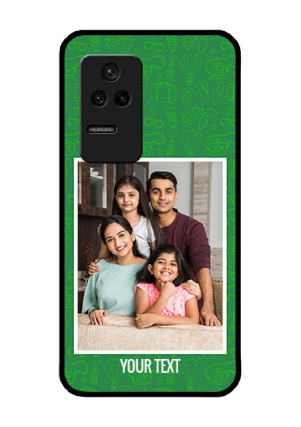 Poco F4 5G Personalized Glass Phone Case - Picture Upload Design