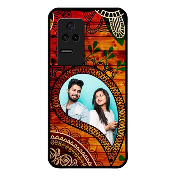 Poco F4 5G Personalized Glass Phone Case - Abstract Colorful Design Poco F4 5G Personalized Glass Phone Case - Abstract Colorful Design